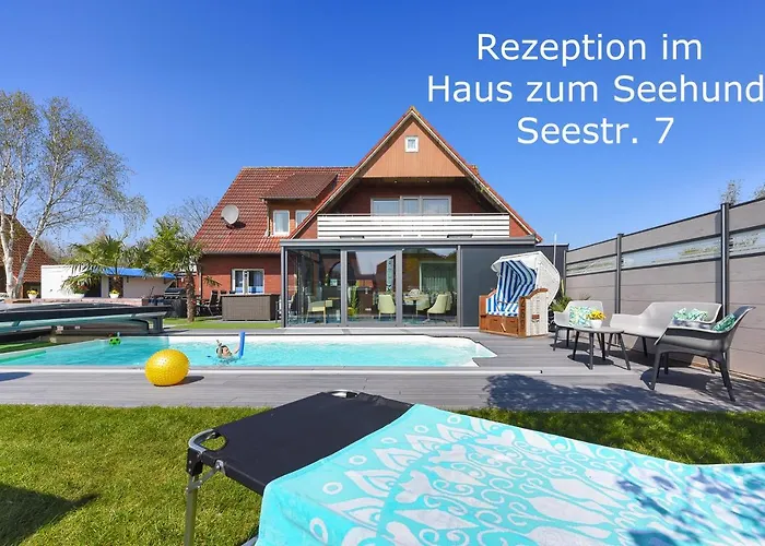 Ferienwohnung Haus Zum Seehund Mit Pool Und Fruehstuecksoption